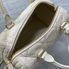 Christian Dior LADY DIOR denim white lambskin handbag Christian Dior LADY DIOR denim white lambskin handbag