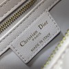 Christian Dior My Dior series matte lambskin matte rattan pattern exquisite pink handbag Christian Dior My Dior series matte lambskin matte rattan pattern exquisite pink handbag