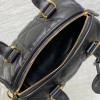 Christian Dior My Dior series matte lambskin matte rattan check medium pure black handbag Christian Dior My Dior series matte lambskin matte rattan check medium pure black handbag