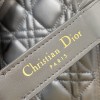 Christian Dior LADY Dior series matte rattan pattern exquisite hardware pure black handbag Christian Dior LADY Dior series matte rattan pattern exquisite hardware pure black handbag