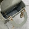 Christian Dior LADY Dior series emerald patent leather texture exquisite hardware handbag Christian Dior LADY Dior series emerald patent leather texture exquisite hardware handbag