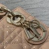 Christian Dior LADY Dior series crimson patent leather exquisite hardware handbag Christian Dior LADY Dior series crimson patent leather exquisite hardware handbag