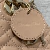 Christian Dior LADY Dior series crimson patent leather exquisite hardware handbag Christian Dior LADY Dior series crimson patent leather exquisite hardware handbag