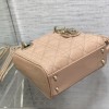 Christian Dior LADY Dior series crimson patent leather exquisite hardware handbag Christian Dior LADY Dior series crimson patent leather exquisite hardware handbag