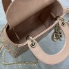 Christian Dior LADY Dior series crimson patent leather exquisite hardware handbag Christian Dior LADY Dior series crimson patent leather exquisite hardware handbag