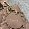 Christian Dior LADY Dior series crimson patent leather texture exquisite hardware medium handbag Christian Dior LADY Dior series crimson patent leather texture exquisite hardware medium handbag