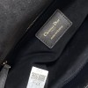 Christian Dior LADY Dior series pure black patent leather texture exquisite hardware large handbag Christian Dior LADY Dior series pure black patent leather texture exquisite hardware large handbag