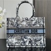 Christian Dior BOOK TOTE series dark blue print embroidered handbag Christian Dior BOOK TOTE series dark blue print embroidered handbag