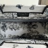Christian Dior BOOK TOTE series dark blue print embroidered handbag Christian Dior BOOK TOTE series dark blue print embroidered handbag
