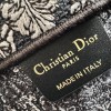Christian Dior BOOK TOTE series black printed embroidered handbag Christian Dior BOOK TOTE series black printed embroidered handbag