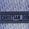 Christian Dior BOOK TOTE series turquoise blue ink-dyed printed embroidered handbag Christian Dior BOOK TOTE series turquoise blue ink-dyed printed embroidered handbag