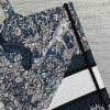 Christian Dior BOOK TOTE series black and white printed embroidered handbag Christian Dior BOOK TOTE series black and white printed embroidered handbag