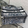 Christian Dior BOOK TOTE series black and white printed embroidered handbag Christian Dior BOOK TOTE series black and white printed embroidered handbag