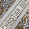 Christian Dior BOOK TOTE series platinum printed embroidered handbag Christian Dior BOOK TOTE series platinum printed embroidered handbag