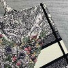 Christian Dior BOOK TOTE series printed embroidered handbag Christian Dior BOOK TOTE series printed embroidered handbag