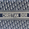 Christian Dior BOOK TOTE series dark blue medium printed embroidered handbag Christian Dior BOOK TOTE series dark blue medium printed embroidered handbag