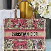 Christian Dior BOOK TOTE series pink printed embroidered handbag Christian Dior BOOK TOTE series pink printed embroidered handbag