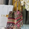 Christian Dior BOOK TOTE series pink printed embroidered handbag Christian Dior BOOK TOTE series pink printed embroidered handbag