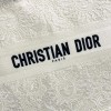 Christian Dior BOOK TOTE series beige fabric printed embroidered handbag Christian Dior BOOK TOTE series beige fabric printed embroidered handbag