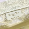 Christian Dior BOOK TOTE series medium beige fabric printed embroidered handbag Christian Dior BOOK TOTE series medium beige fabric printed embroidered handbag