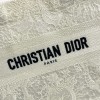 Christian Dior BOOK TOTE series small beige fabric printed embroidered handbag Christian Dior BOOK TOTE series small beige fabric printed embroidered handbag