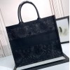 Christian Dior BOOK TOTE series large clear black printed embroidered handbag Christian Dior BOOK TOTE series large clear black printed embroidered handbag