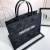Christian Dior BOOK TOTE series large clear black printed embroidered handbag Christian Dior BOOK TOTE series large clear black printed embroidered handbag