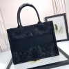 Christian Dior BOOK TOTE series medium clear black printed embroidered handbag Christian Dior BOOK TOTE series medium clear black printed embroidered handbag