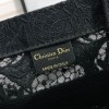 Christian Dior BOOK TOTE series small clear black printed embroidered handbag Christian Dior BOOK TOTE series small clear black printed embroidered handbag