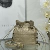 Christian Dior Dior Ammi series small lambskin gray brown handbag Christian Dior Dior Ammi series small lambskin gray brown handbag