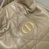 Christian Dior Dior Ammi series small lambskin gray brown handbag Christian Dior Dior Ammi series small lambskin gray brown handbag