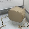Christian Dior Dior Ammi series small lambskin gray brown handbag Christian Dior Dior Ammi series small lambskin gray brown handbag