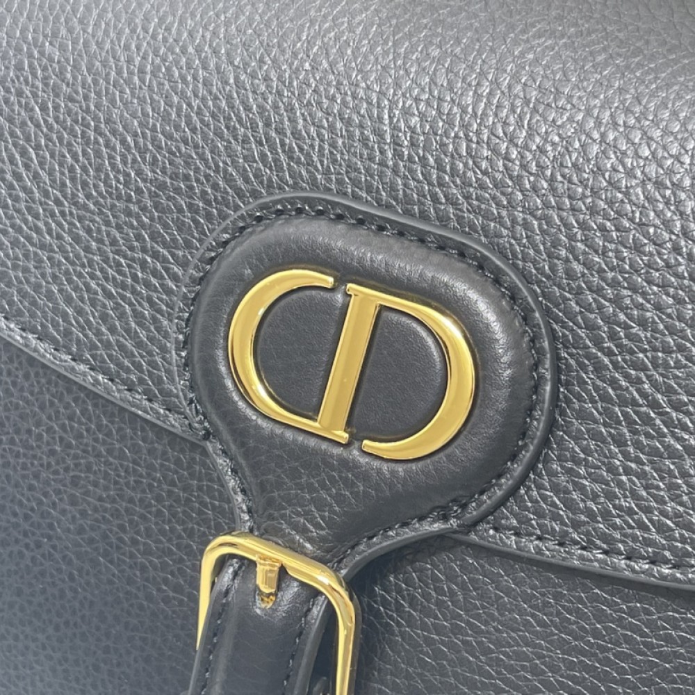 Christian Dior Caro series small lambskin black high waist handbag Christian Dior Caro series small lambskin black high waist handbag