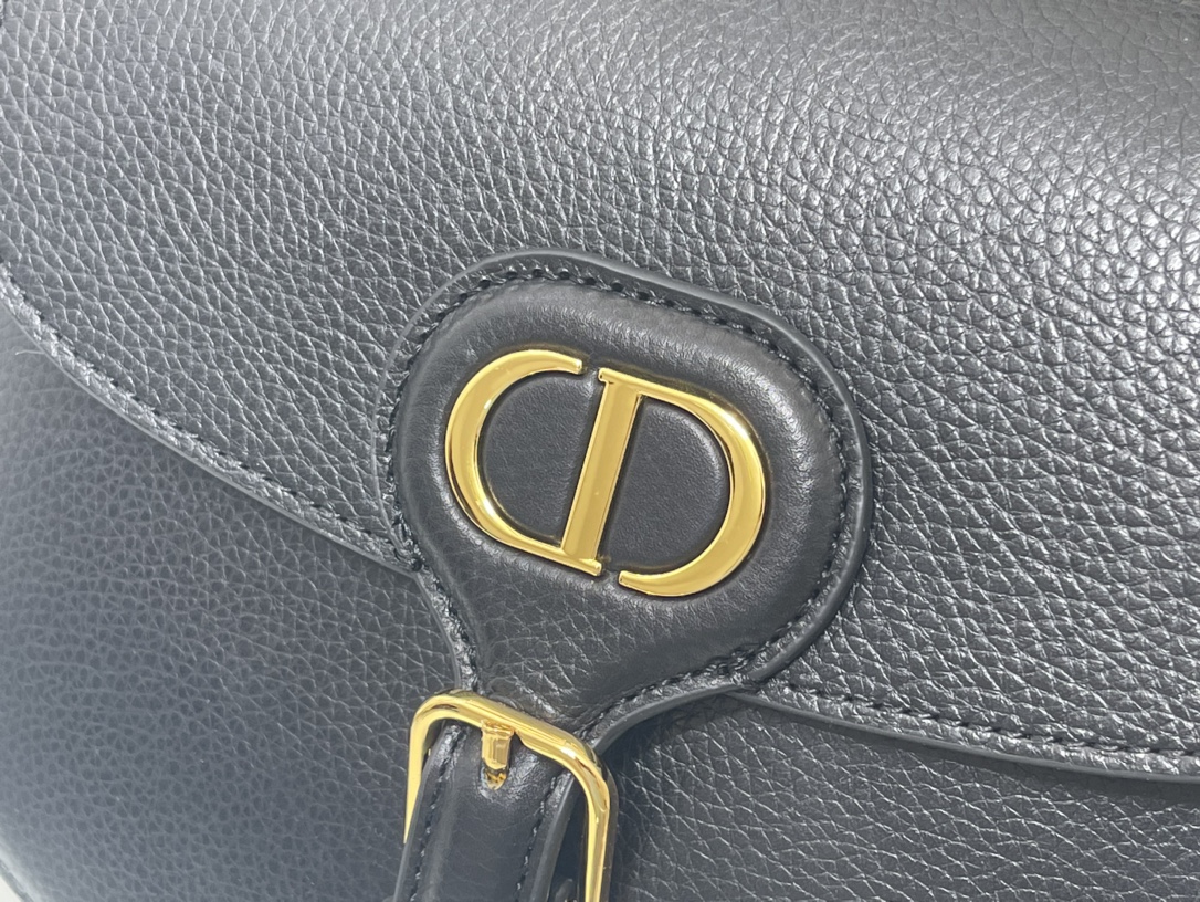 Christian Dior Caro series small lambskin black high waist handbag Christian Dior Caro series small lambskin black high waist handbag