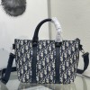 Christian Dior BOOK TOTE OBLIQUE printed jacquard black leather tote bag Christian Dior BOOK TOTE OBLIQUE printed jacquard black leather tote bag