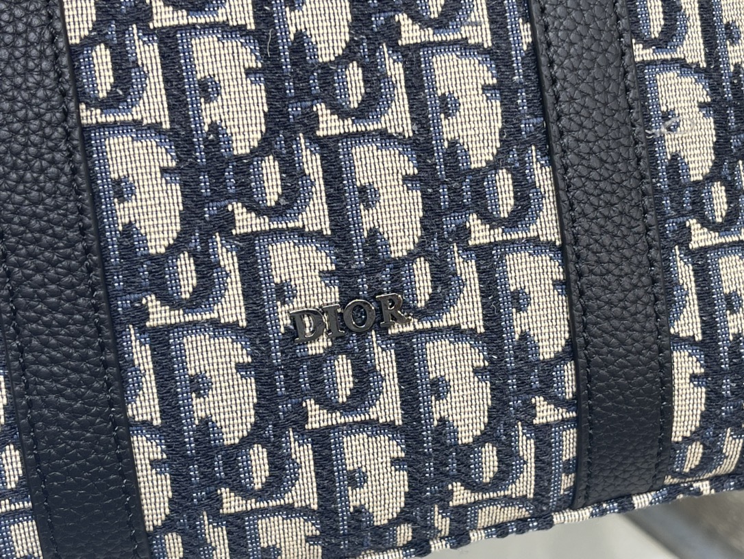 Christian Dior BOOK TOTE OBLIQUE printed jacquard black leather tote bag Christian Dior BOOK TOTE OBLIQUE printed jacquard black leather tote bag