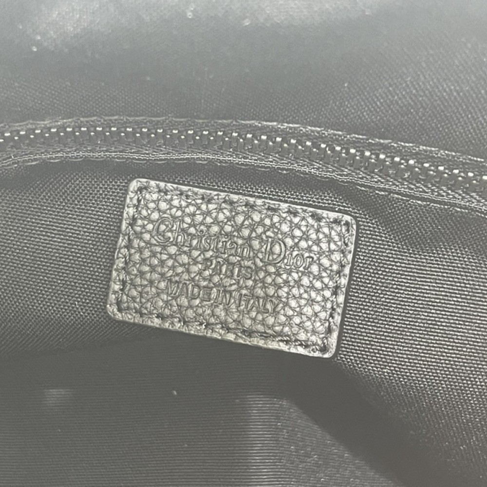 Christian Dior BOOK TOTE OBLIQUE printed jacquard black leather tote bag Christian Dior BOOK TOTE OBLIQUE printed jacquard black leather tote bag