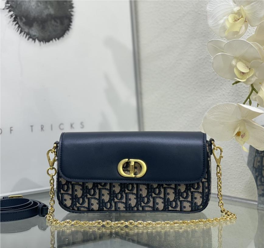 Christian Dior classic monogram patchwork leather chain handbag Christian Dior classic monogram patchwork leather chain handbag