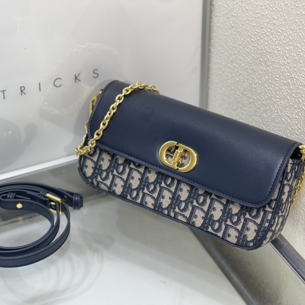 Christian Dior classic monogram patchwork leather chain handbag Christian Dior classic monogram patchwork leather chain handbag