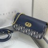 Christian Dior classic monogram patchwork leather chain handbag Christian Dior classic monogram patchwork leather chain handbag