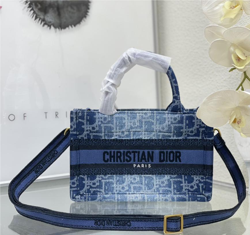 Christian Dior DIOR OBLIQUE printed embroidered high-quality cowhide leather bag Christian Dior DIOR OBLIQUE printed embroidered high-quality cowhide leather bag