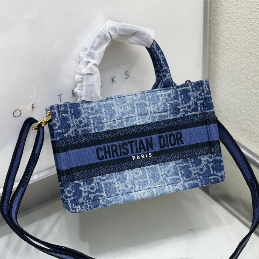 Christian Dior DIOR OBLIQUE printed embroidered high-quality cowhide leather bag Christian Dior DIOR OBLIQUE printed embroidered high-quality cowhide leather bag