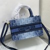 Christian Dior DIOR OBLIQUE printed embroidered high-quality cowhide leather bag Christian Dior DIOR OBLIQUE printed embroidered high-quality cowhide leather bag