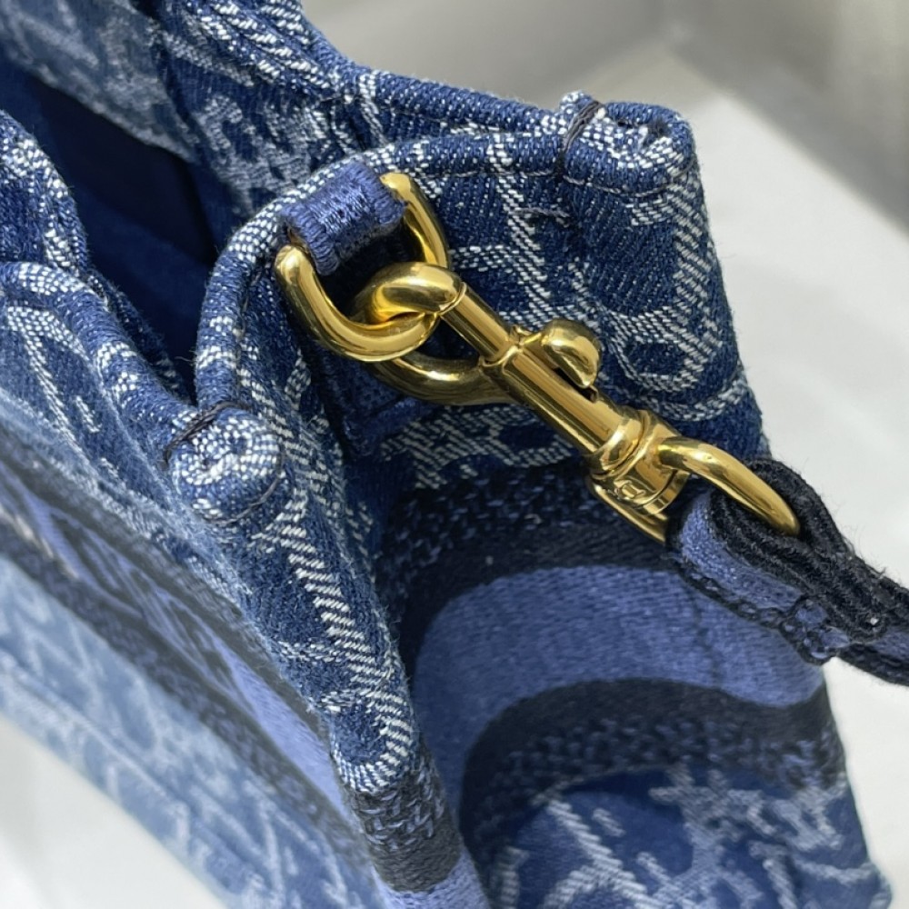 Christian Dior DIOR OBLIQUE printed embroidered high-quality cowhide leather bag Christian Dior DIOR OBLIQUE printed embroidered high-quality cowhide leather bag