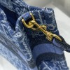 Christian Dior DIOR OBLIQUE printed embroidered high-quality cowhide leather bag Christian Dior DIOR OBLIQUE printed embroidered high-quality cowhide leather bag