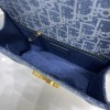 Christian Dior Caro series blue printed high-quality cowhide leather bag Christian Dior Caro series blue printed high-quality cowhide leather bag