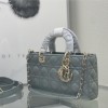 Christian Dior Lady Dior series rattan pattern high-quality five-gold leather bag Christian Dior Lady Dior series rattan pattern high-quality five-gold leather bag