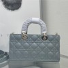 Christian Dior Lady Dior series rattan pattern high-quality five-gold leather bag Christian Dior Lady Dior series rattan pattern high-quality five-gold leather bag