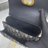 Christian Dior CARO series blue printed exquisite hardware chain bag Christian Dior CARO series blue printed exquisite hardware chain bag