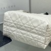 Christian Dior Lady Dior series pure white lambskin exquisite hardware chain bag Christian Dior Lady Dior series pure white lambskin exquisite hardware chain bag